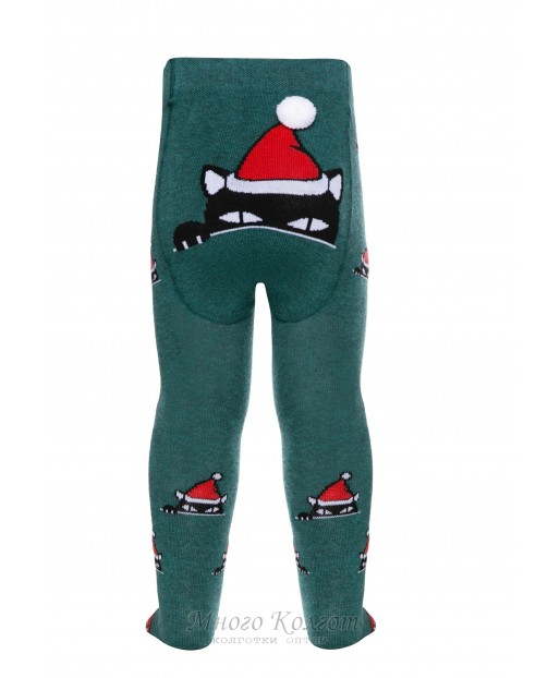 Детские колготки Conte kids "Xmas cat" 19С-95/1СП-557